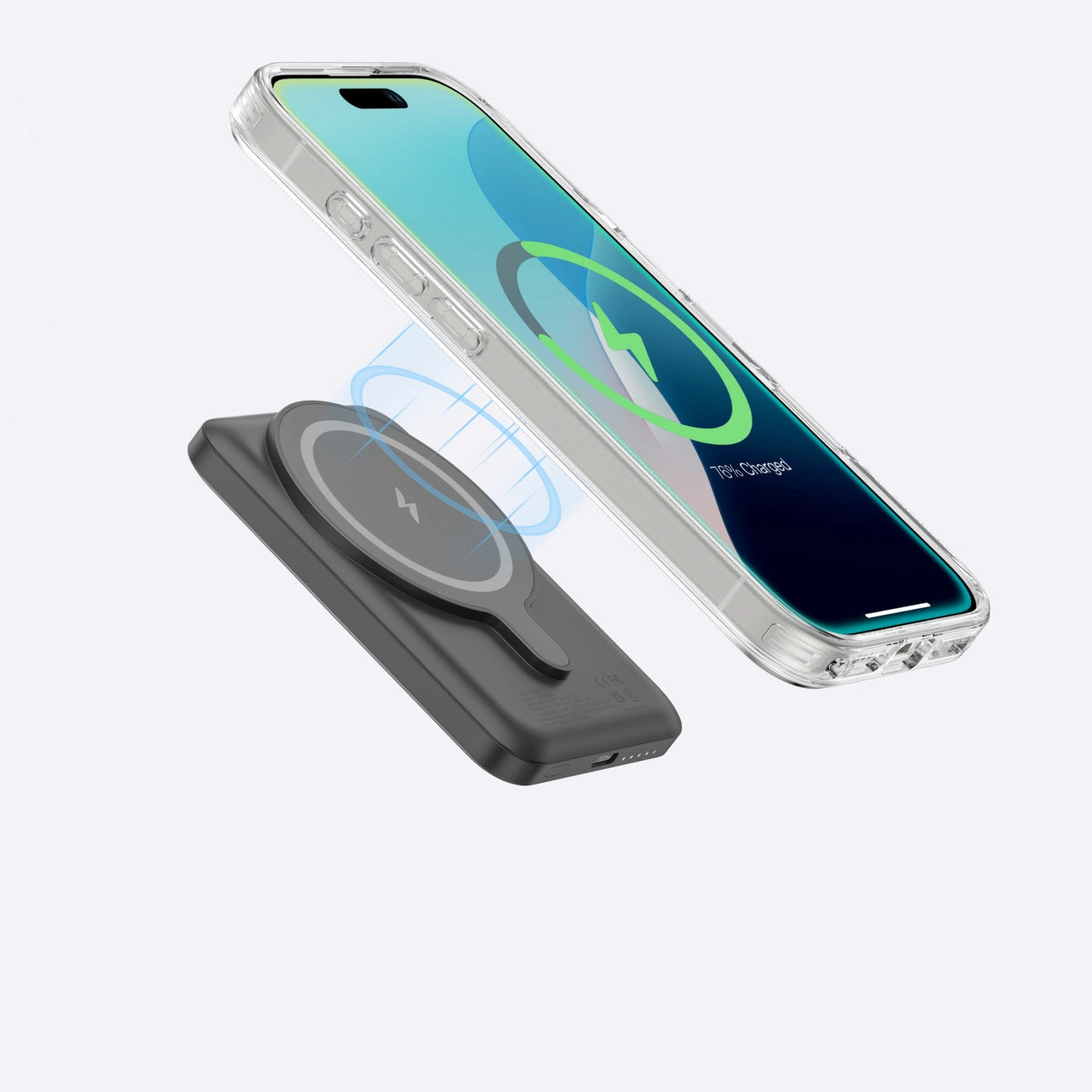 AmazingThing Minimal Mag Case with Magnetic Ring for iPhone 16 - Transparent_8