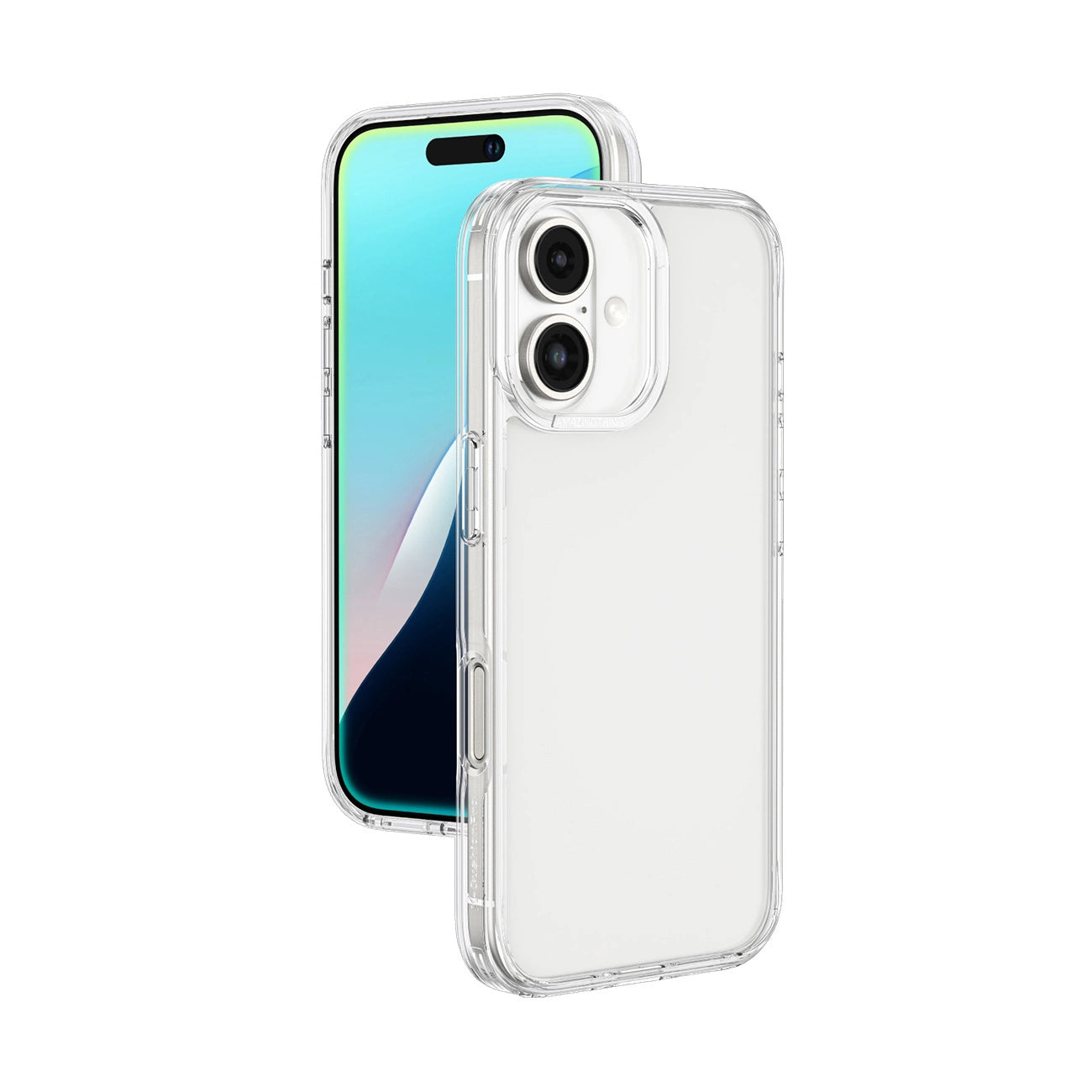 AmazingThing Minimal Case for iPhone 16 Silicone Case - Transparent_0