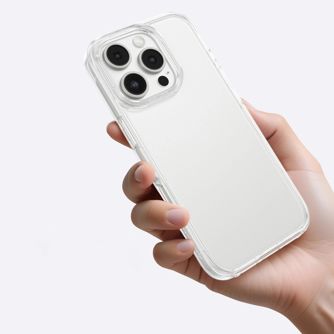 AmazingThing Minimal Case for iPhone 16 Pro Silicone Case - Transparent_4