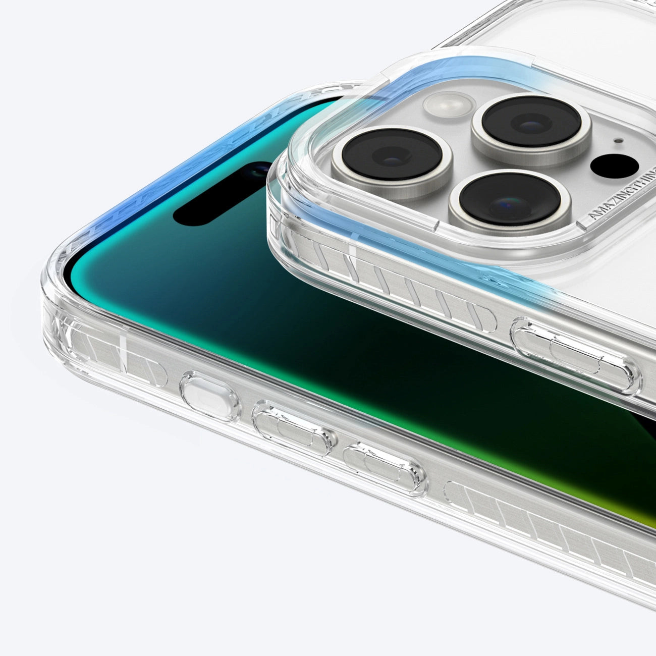 AmazingThing Titan Pro Mag Case with Magnetic Ring for iPhone 16 Pro - Transparent_6