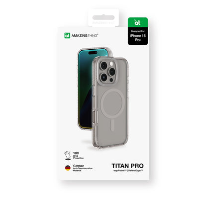 AmazingThing Titan Pro Mag Case with Magnetic Ring for iPhone 16 Pro - Gray_4