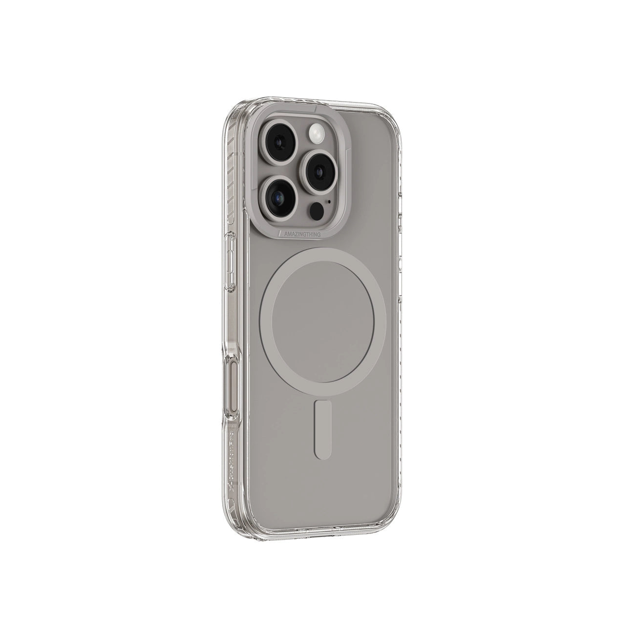 AmazingThing Titan Pro Mag Case with Magnetic Ring for iPhone 16 Pro - Gray_1