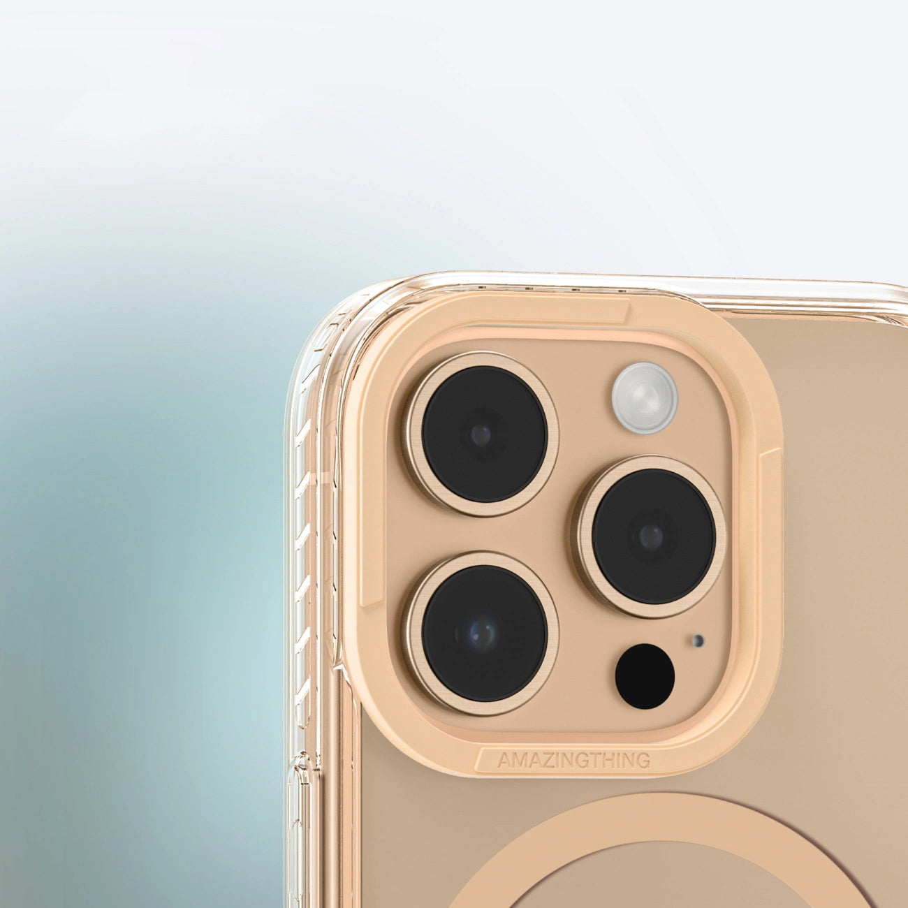AmazingThing Titan Pro Mag Case with Magnetic Ring for iPhone 16 Pro - Rose Gold_10