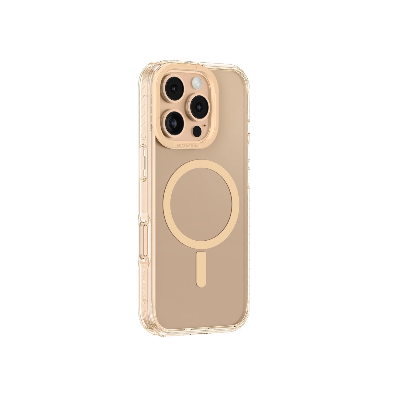 AmazingThing Titan Pro Mag Case with Magnetic Ring for iPhone 16 Pro - Rose Gold_1