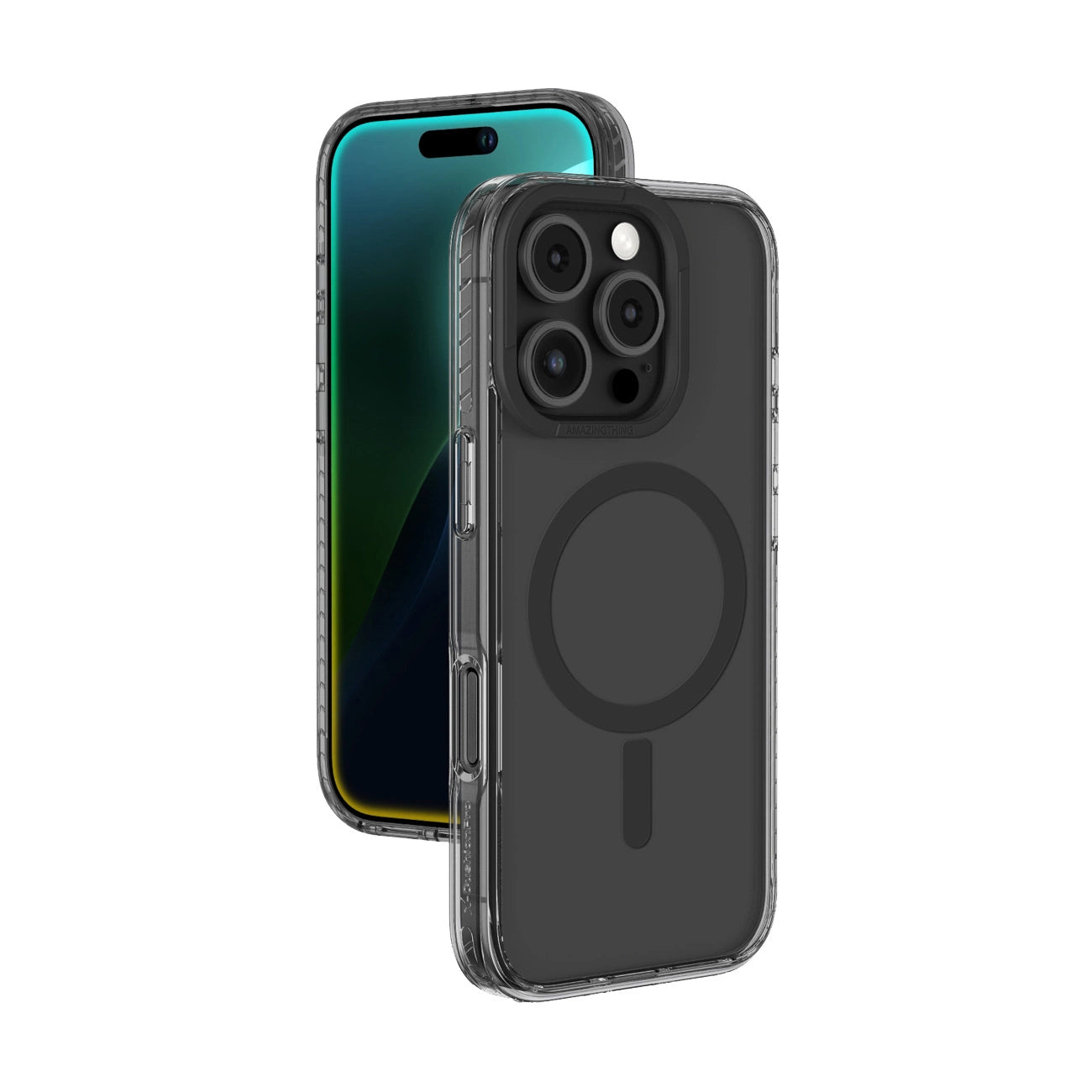 AmazingThing Titan Pro Mag Case with Magnetic Ring for iPhone 16 Pro - Black_0