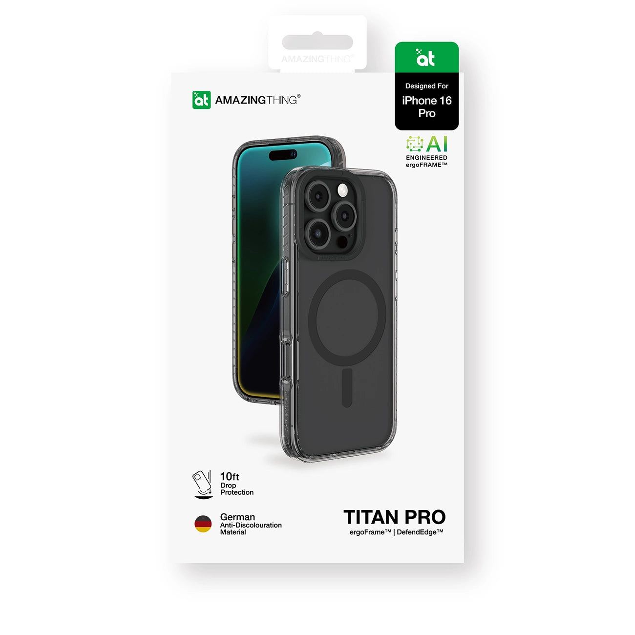 AmazingThing Titan Pro Mag Case with Magnetic Ring for iPhone 16 Pro - Black_4