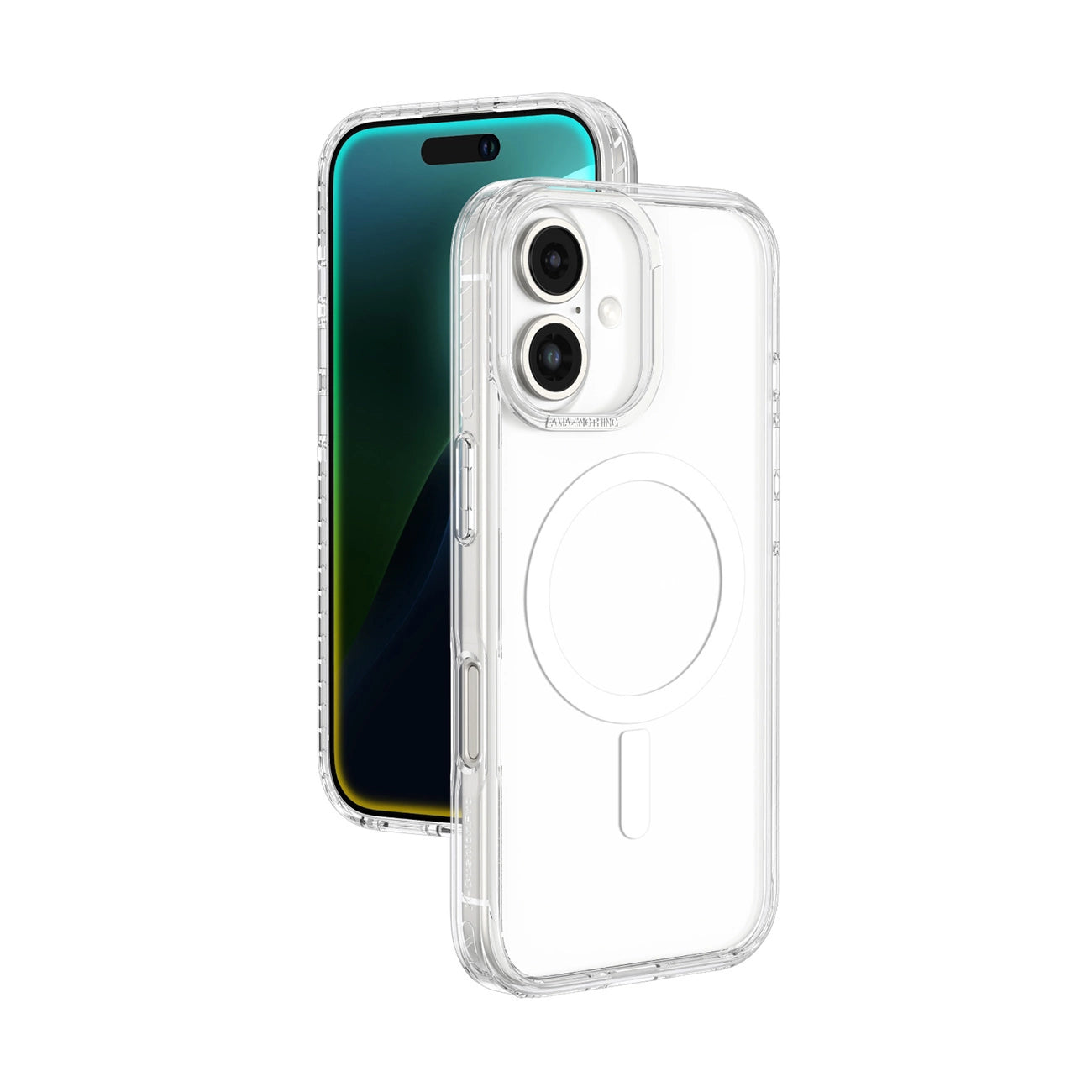 AmazingThing Titan Pro Mag Case with Magnetic Ring for iPhone 16 - Transparent_0