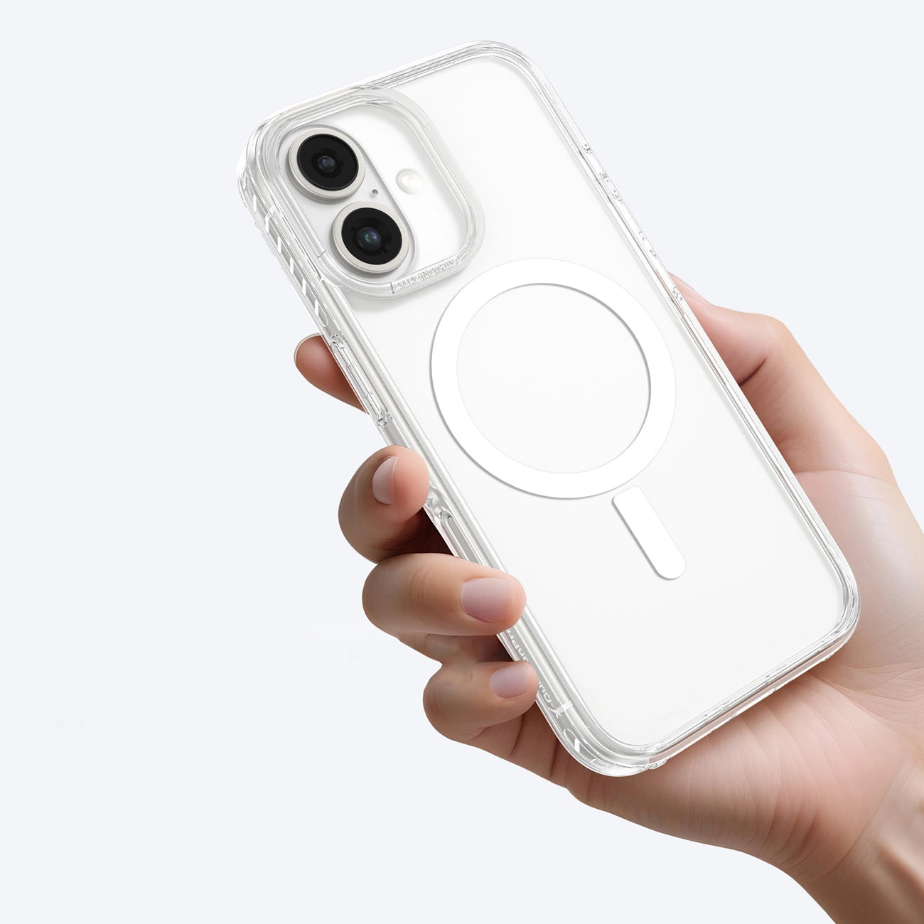 AmazingThing Titan Pro Mag Case with Magnetic Ring for iPhone 16 - Transparent_5