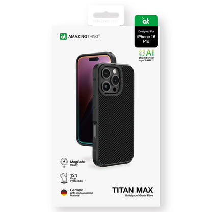 AmazingThing Titan Max Case with 600D Aramid Fibers for iPhone 16 Pro - Black_4