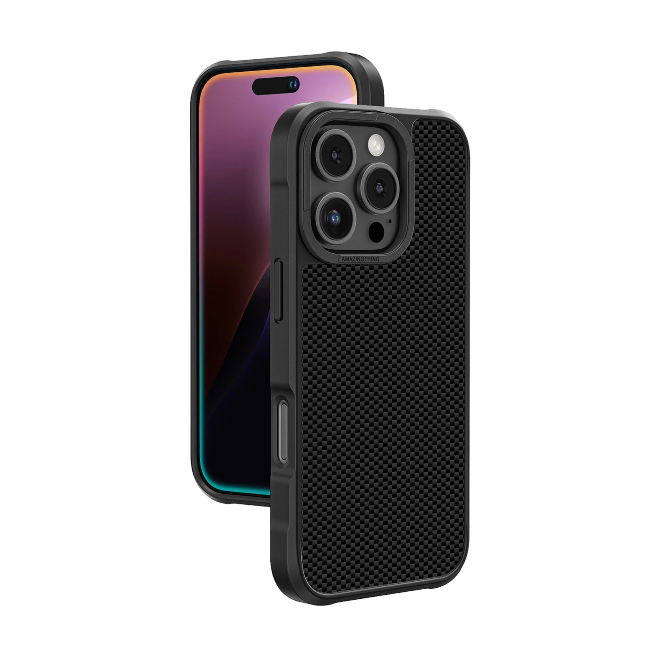 AmazingThing Titan Max Case with 600D Aramid Fibers for iPhone 16 Pro Max - Black_0