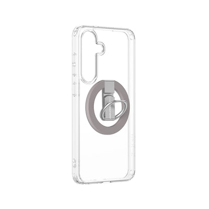 AmazingThing Minimal Mag Case with Magnetic Ring and Magnetic Ring for Samsung Galaxy S25+ - Transparent_4