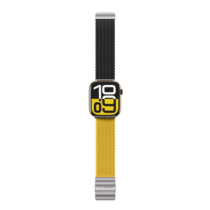 Set of 2 AmazingThing Blend Band for Apple Watch 45/46/49mm - Yellow-Black/Black_1