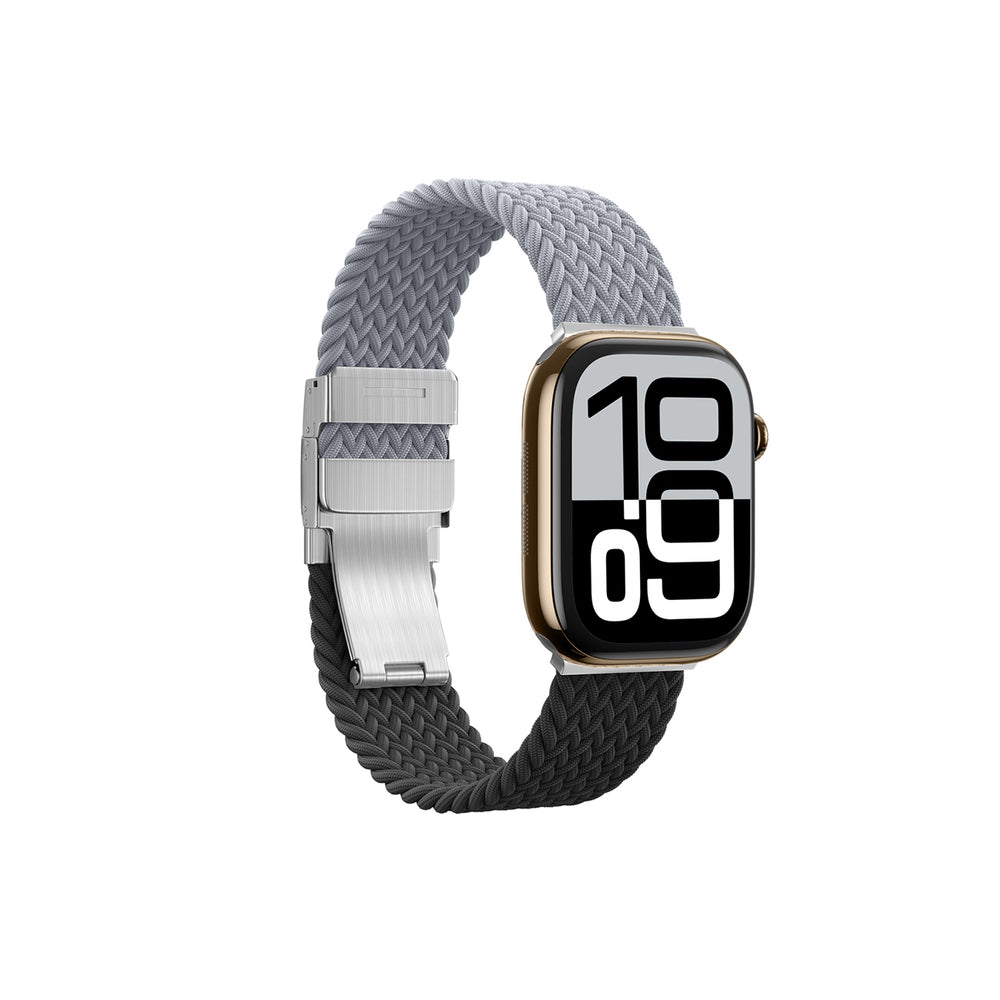 Set of 2 AmazingThing Blend Band for Apple Watch 45/46/49mm - Grey-Black/Grey_9