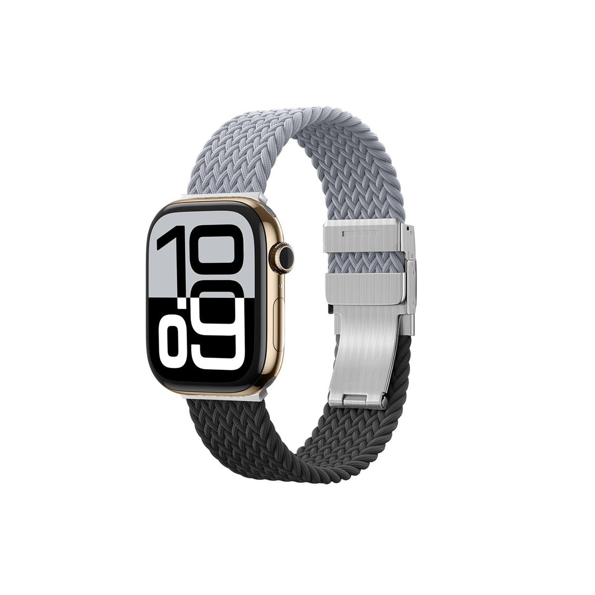 Set of 2 AmazingThing Blend Band for Apple Watch 45/46/49mm - Grey-Black/Grey_2