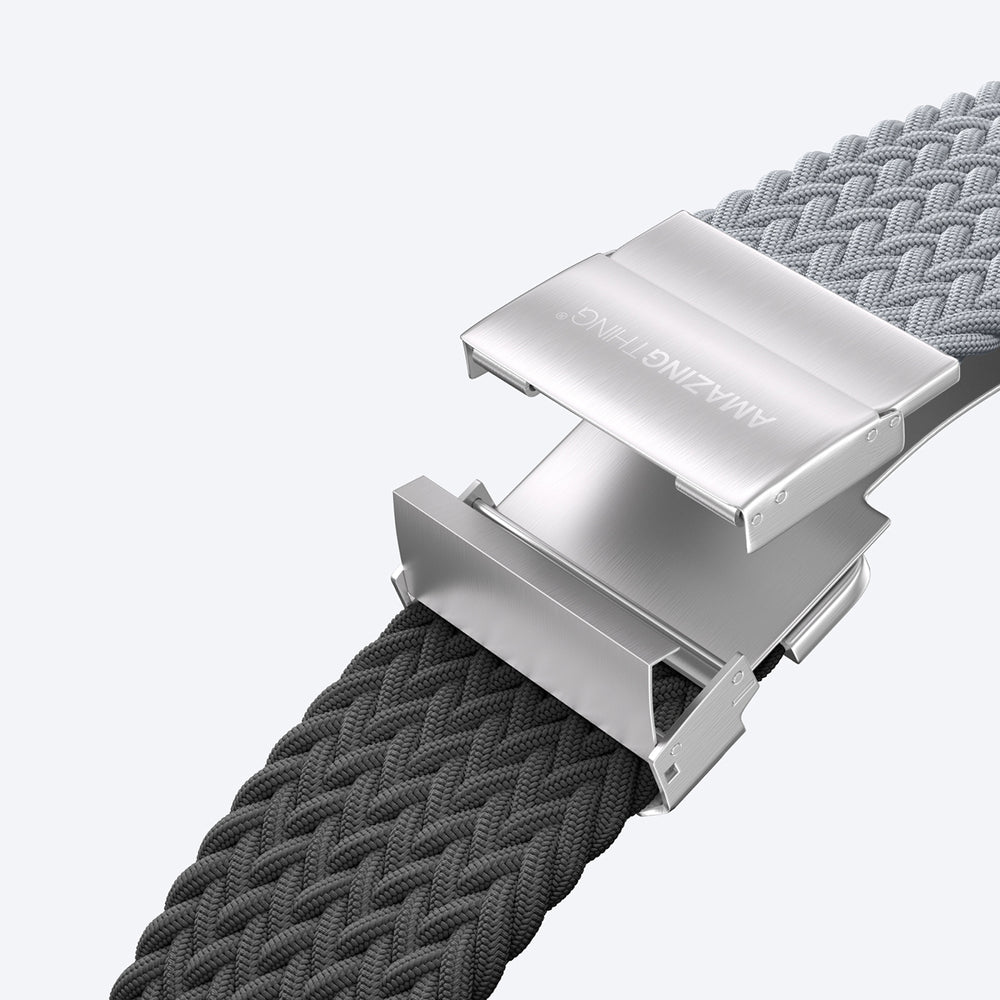 Set of 2 AmazingThing Blend Band for Apple Watch 45/46/49mm - Grey-Black/Grey_4