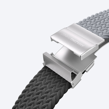 Set of 2 AmazingThing Blend Band for Apple Watch 45/46/49mm - Grey-Black/Grey_4