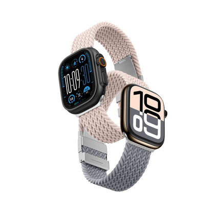 Set of 2 AmazingThing Blend Band for Apple Watch 45/46/49mm - Pink-Gray/Pink_0