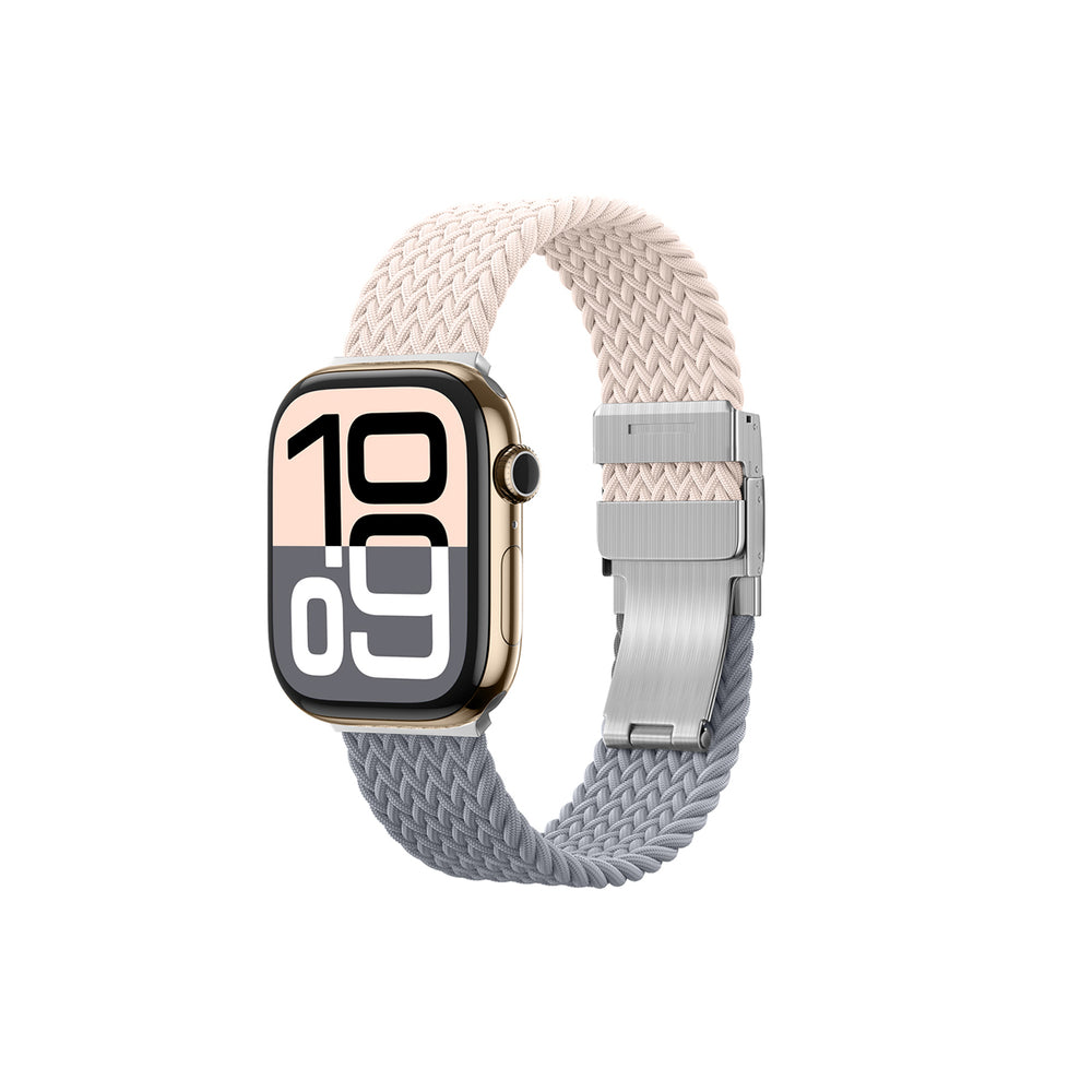 Set of 2 AmazingThing Blend Band for Apple Watch 45/46/49mm - Pink-Gray/Pink_2