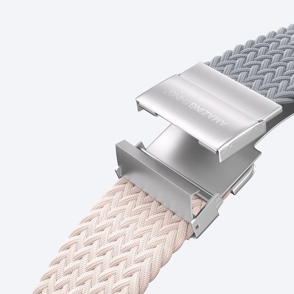 Set of 2 AmazingThing Blend Band for Apple Watch 45/46/49mm - Pink-Gray/Pink_4