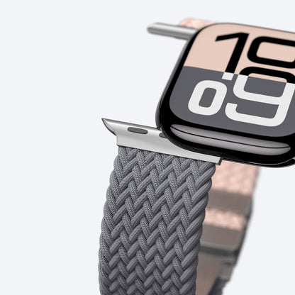 Set of 2 AmazingThing Blend Band for Apple Watch 45/46/49mm - Pink-Gray/Pink_5