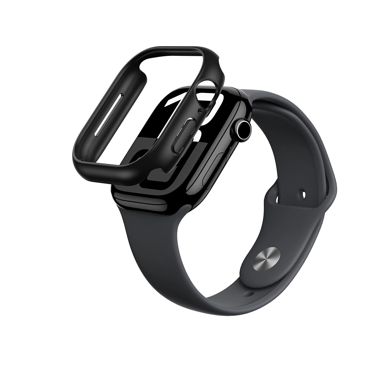 AmazingThing Minimal Case for Apple Watch 46mm – black_0