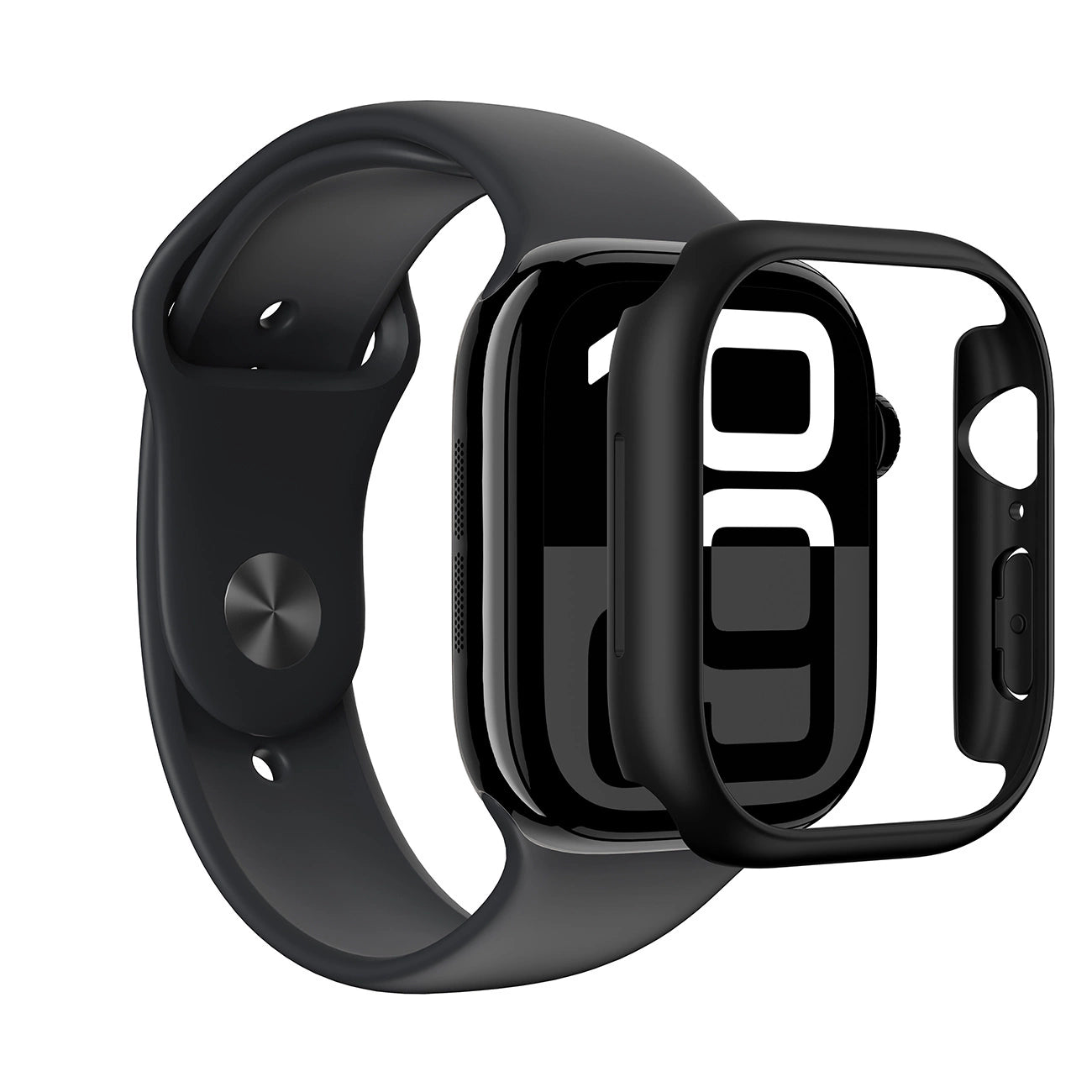 AmazingThing Minimal Case for Apple Watch 46mm – black_8