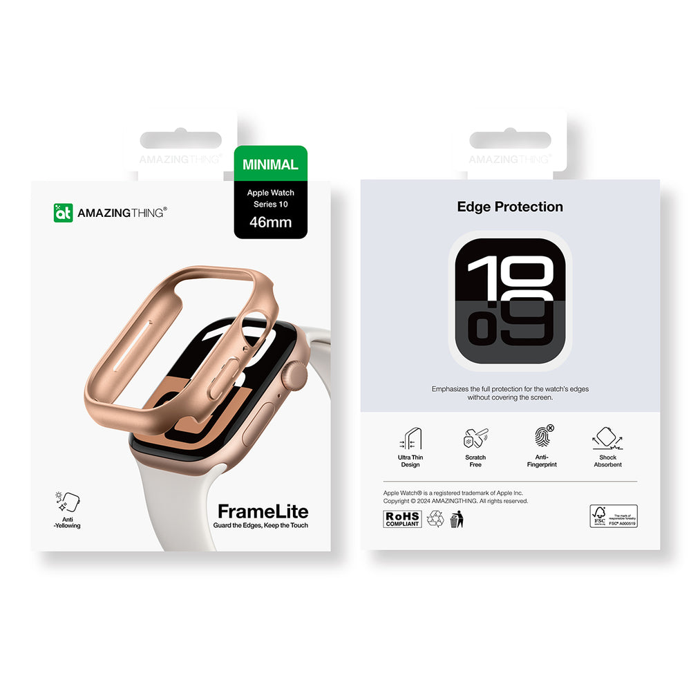 AmazingThing Minimal Case for Apple Watch 46mm – Rose Gold_8