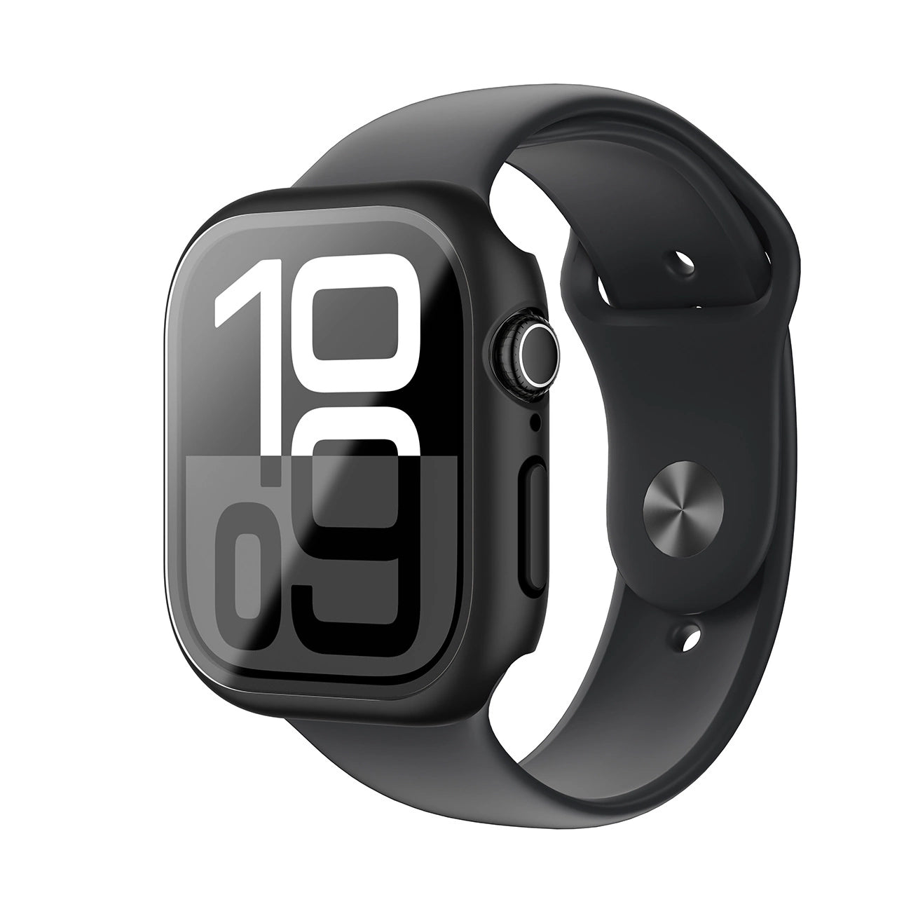 AmazingThing Radix Glass Case for Apple Watch 46mm – Black_6