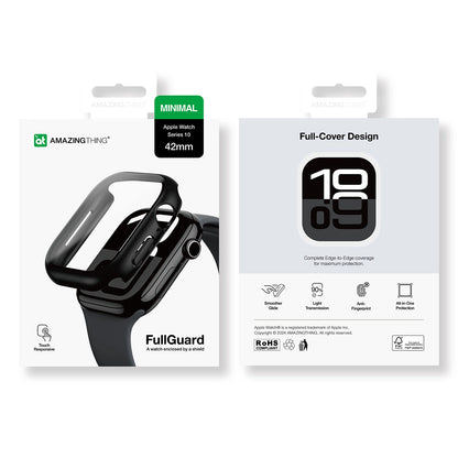 AmazingThing Radix Glass Case for Apple Watch 42mm - Black_7