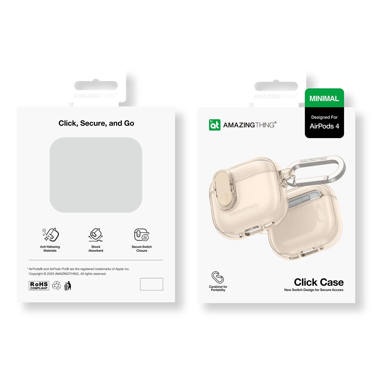 AmazingThing Minimal Case for AirPods 4 – Desert_4