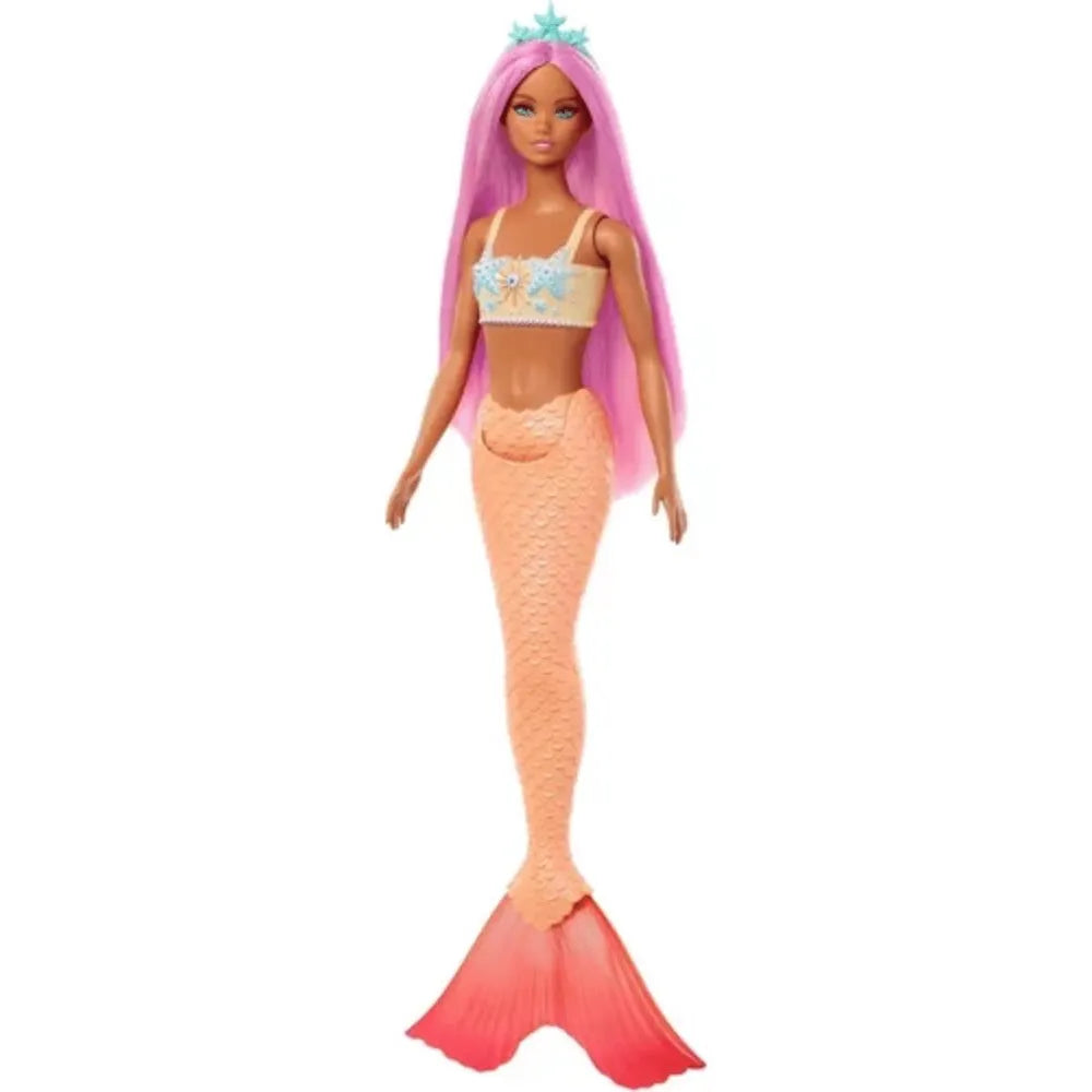 Boneca Barbie Dreamtopia Sereia Cabelo Colorido 30cm