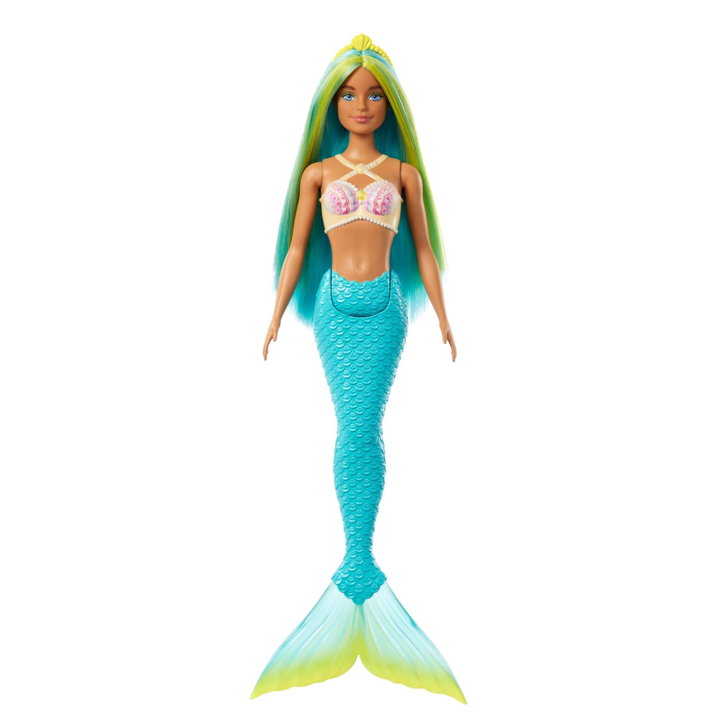 Boneca Barbie Dreamtopia Sereia Cabelo Colorido 30cm