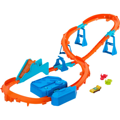 Pista Track Creator 3 Em 1 Kit Circuito Supersalto Hot Wheels
