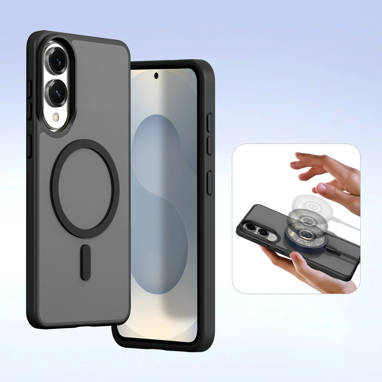 Dux Ducis Lava case with MagSafe for Samsung Galaxy S25 Edge - black_5