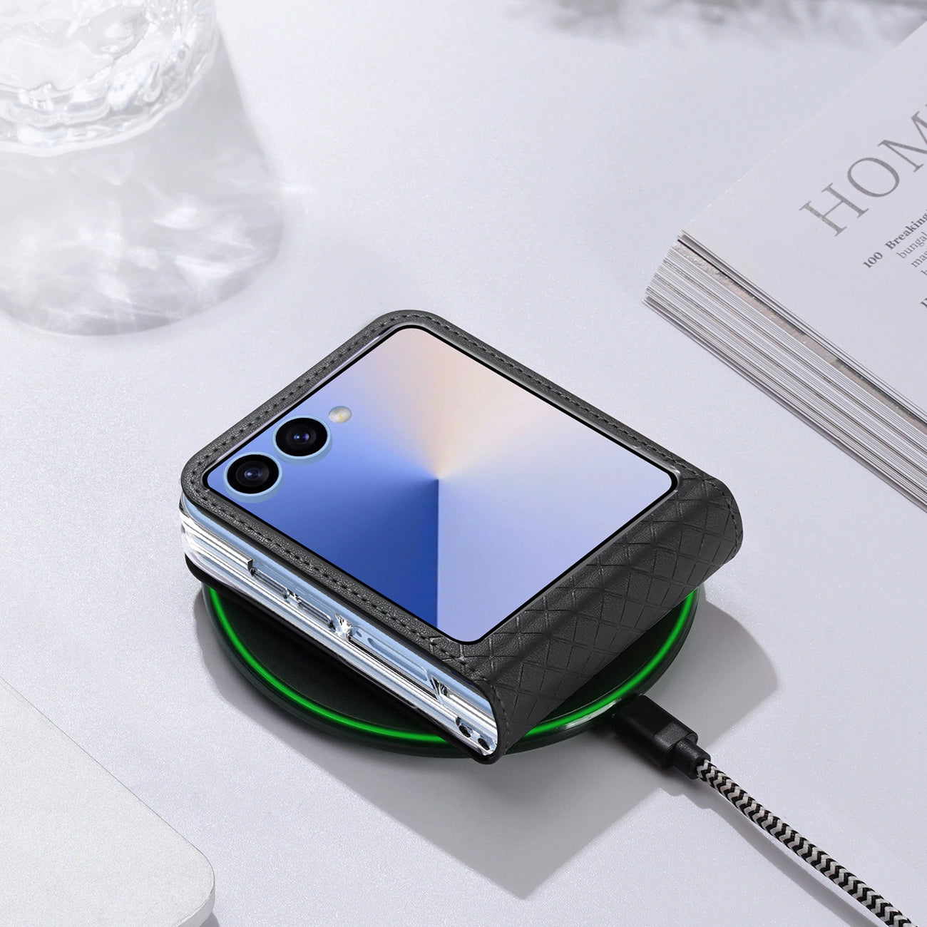 Dux Ducis Bril Case for Samsung Galaxy Z Flip 7 - Black_8