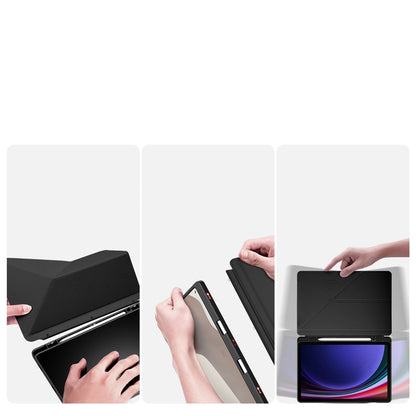 Dux Ducis Magi Case with Stylus Holder for Samsung Galaxy Tab S10 FE/S9/S9 FE - Black_2