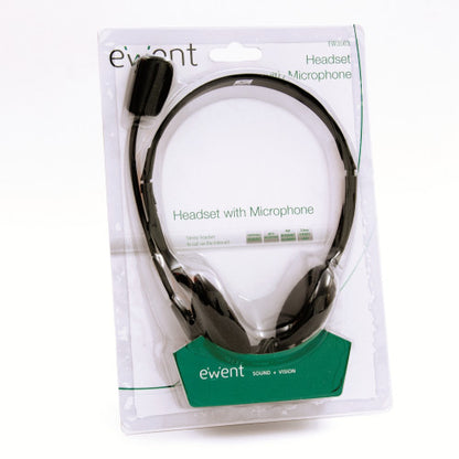 Ewent EW3563 auricular y casco Auriculares Diadema Conector de 3,5 mm Negro_3