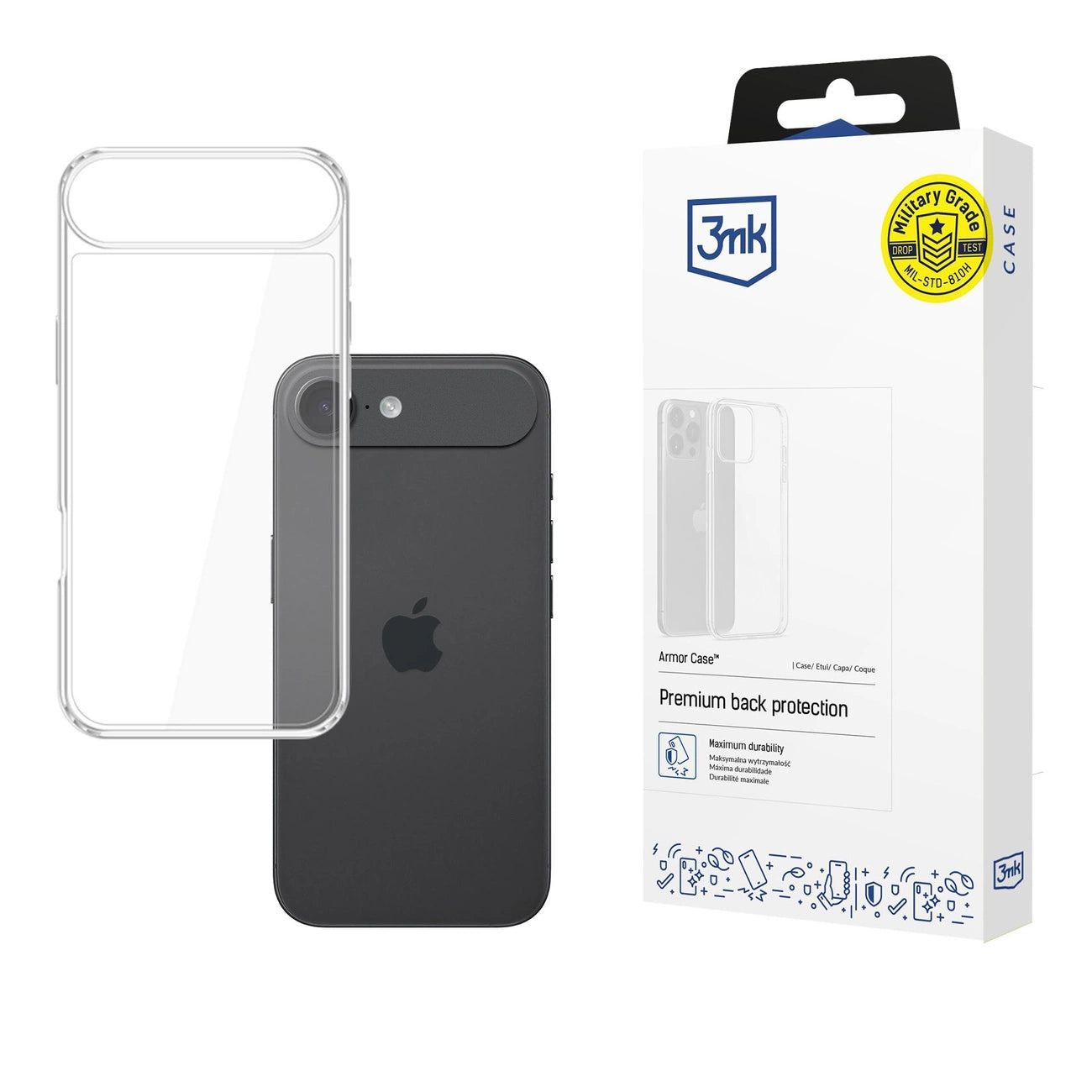 3mk Armor Case for Apple iPhone 17 Air - Transparent_0