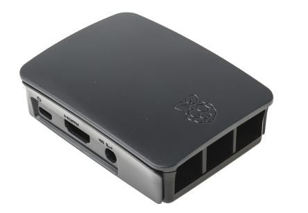 RASPBERRY CAJA PARA RASPBERRY OFICIAL PI 3,  NEGRO, GRIS (9098138)_0