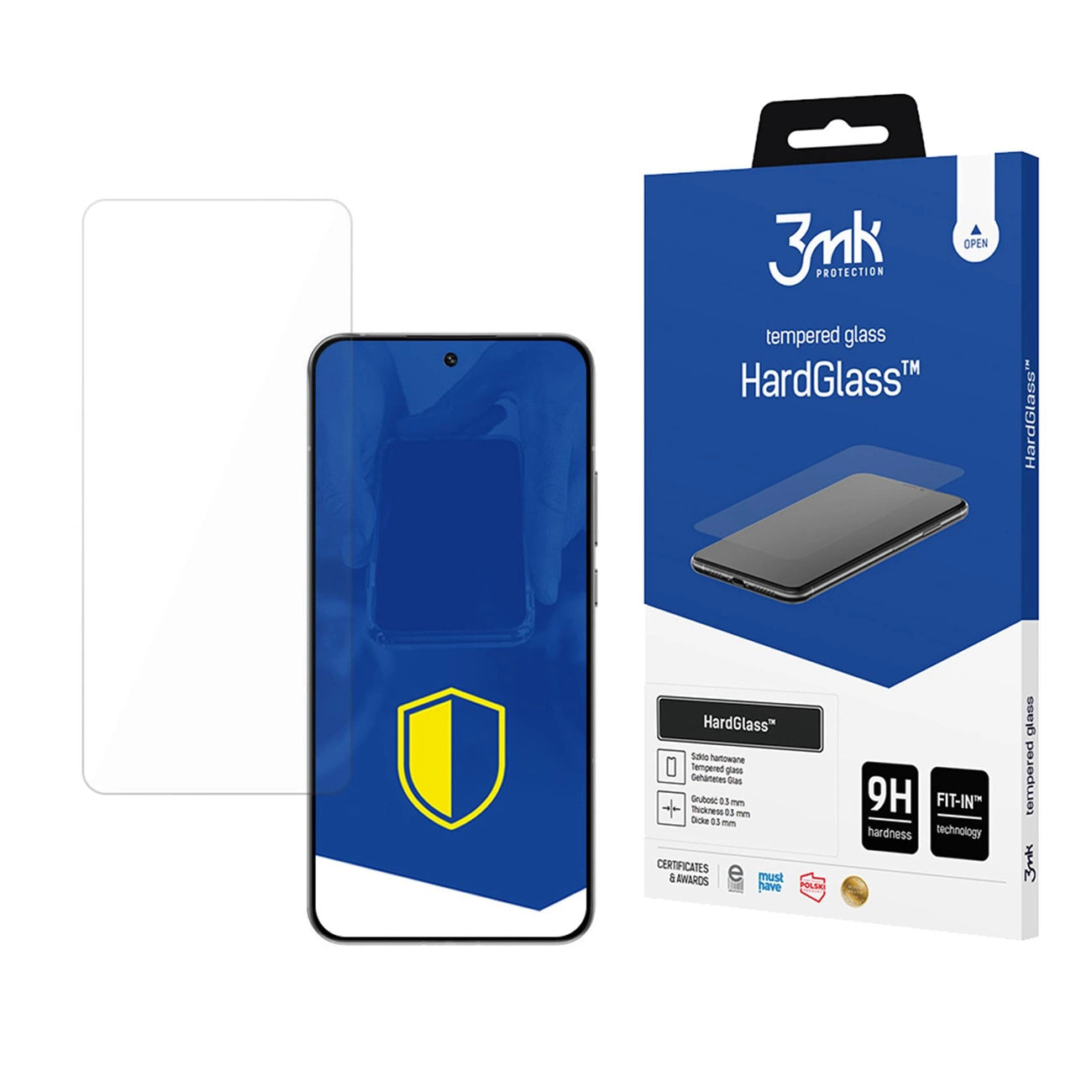 Tempered glass 3mk HardGlass for Oppo Reno 14 Pro_0