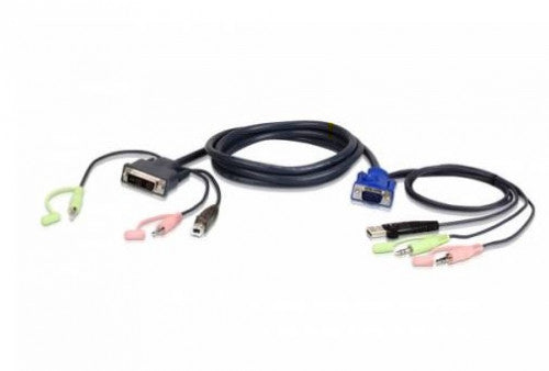 Aten VGA USB to DVI KVM Cable 3m cable para video, teclado y ratÃ³n (kvm)_0