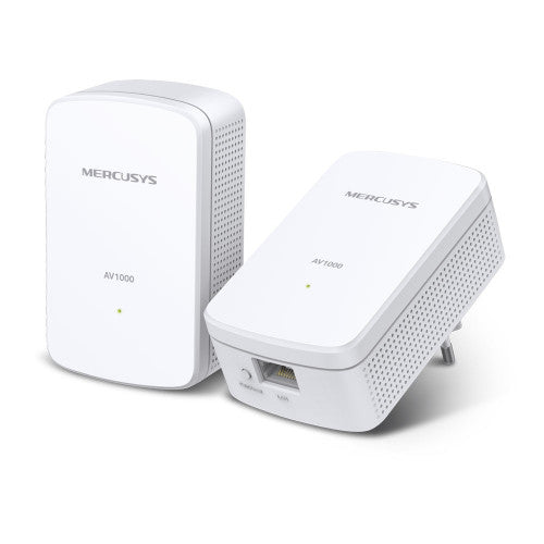 MERCUSYS 1000 MBPS HIGH-SPEED TRANSFER RATE - FAST AND STABLE TRANSMISSIONS WITH ADVANCED HOMEPLUG AV2 SUPER-FAST WIRED CONNECTION - A GIGABIT PORT PROVIDES HIGH-SPEED INTERNET TO PCS, IPTVS, AND GAME CONSOLES_0