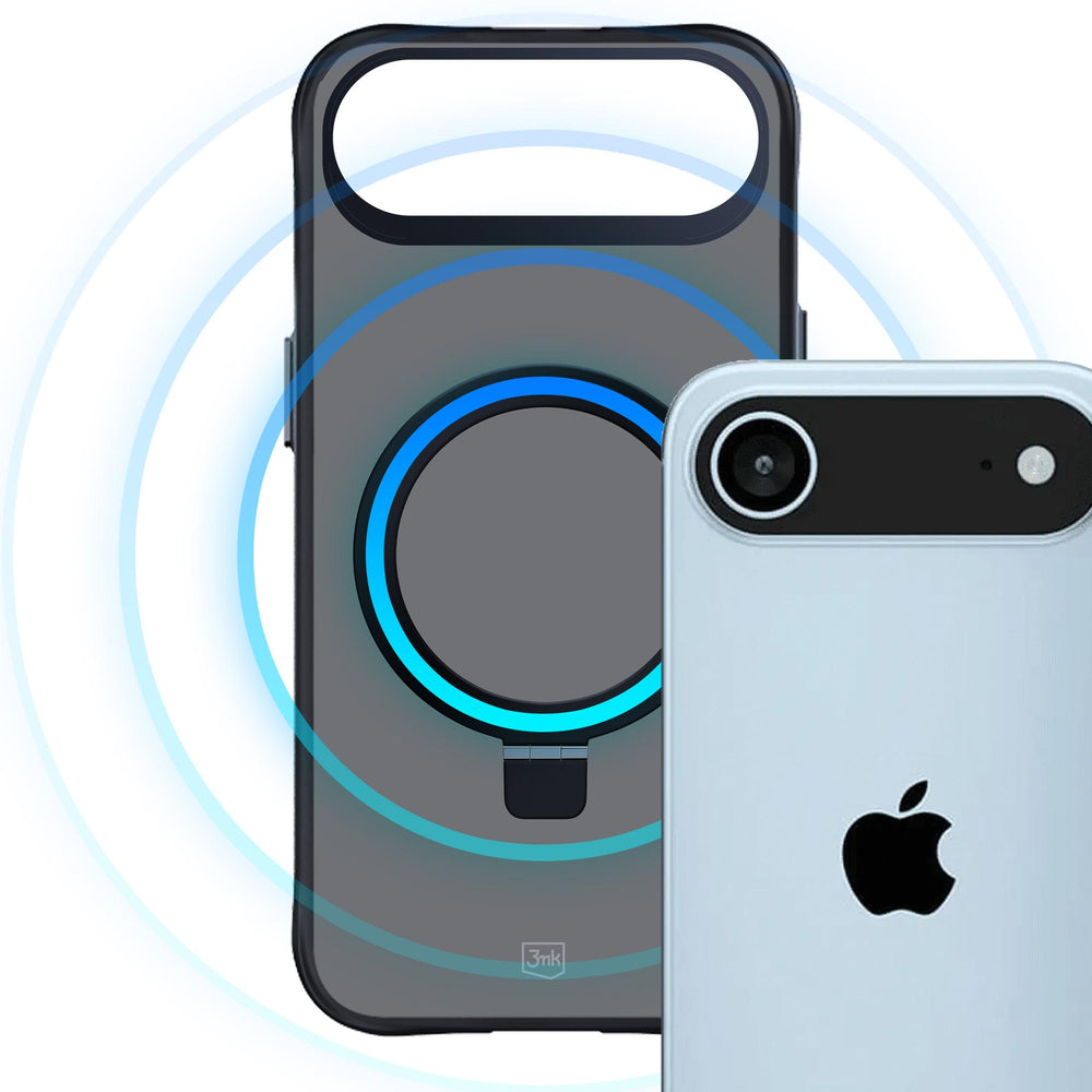 3mk Smoke Case Mag&amp;Stand for iPhone Air - Black_2