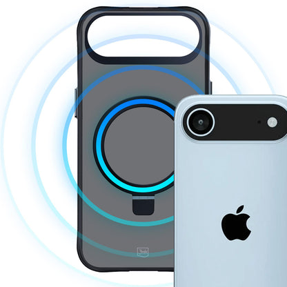 3mk Smoke Case Mag&amp;Stand for iPhone Air - Black_2