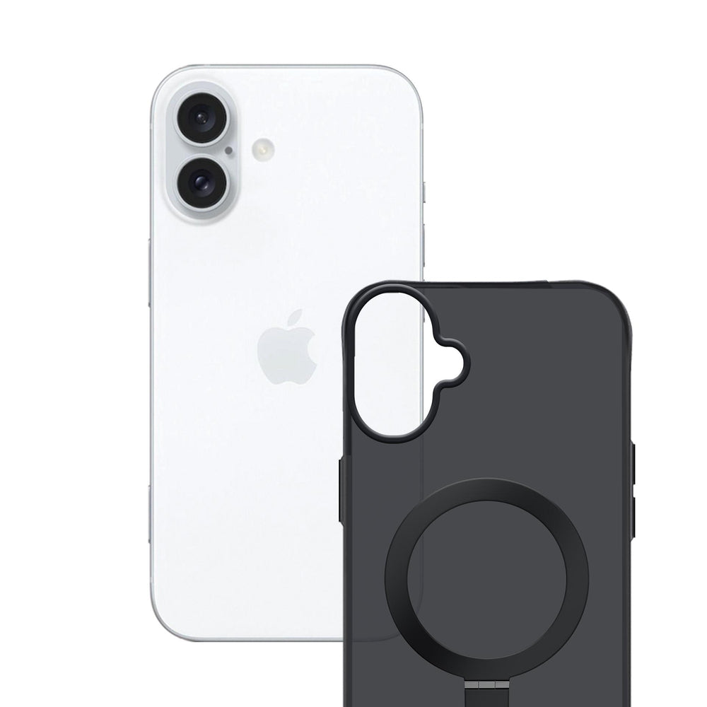 3mk Smoke Case Mag&amp;Stand for iPhone 17 - black_11