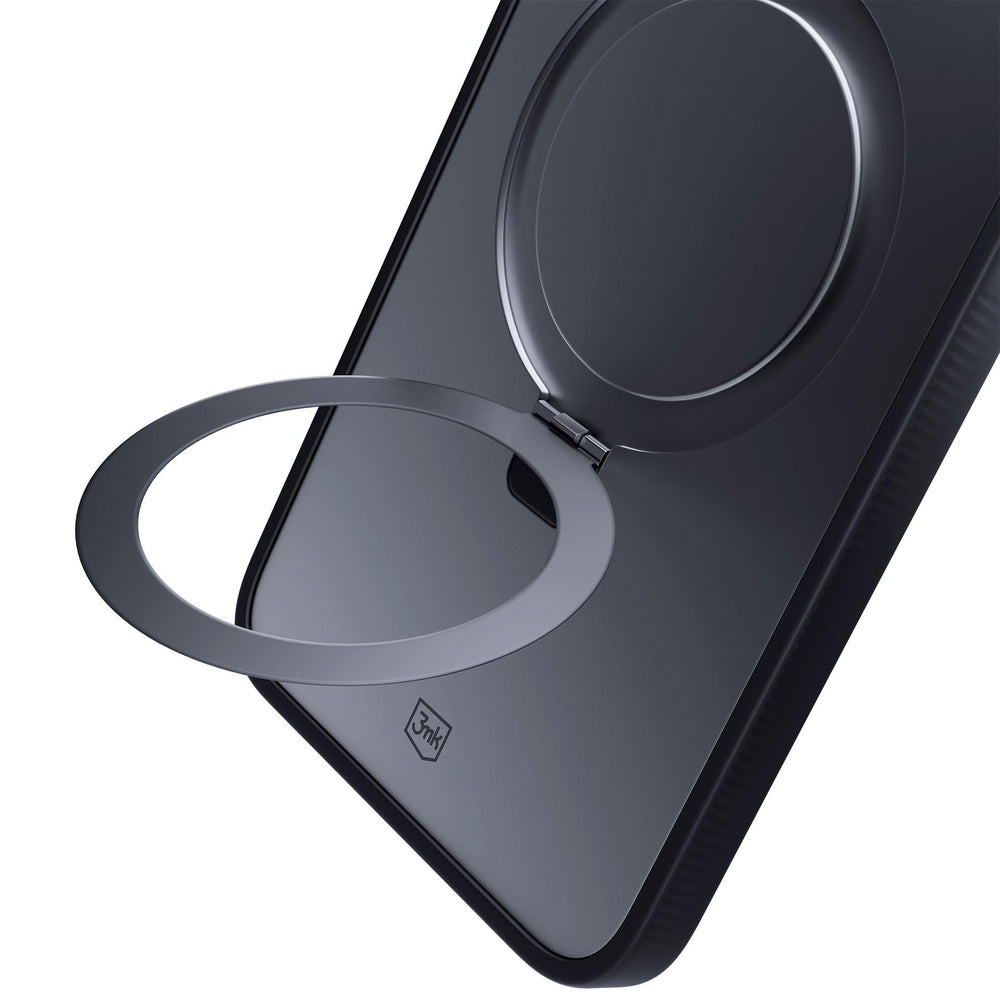 3mk Smoke Case Mag&amp;Stand for iPhone 17 - black_12