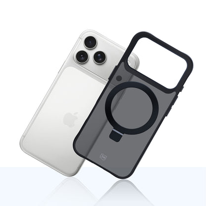 3mk Smoke Case Mag&amp;Stand for iPhone 17 Pro Max - Black_4