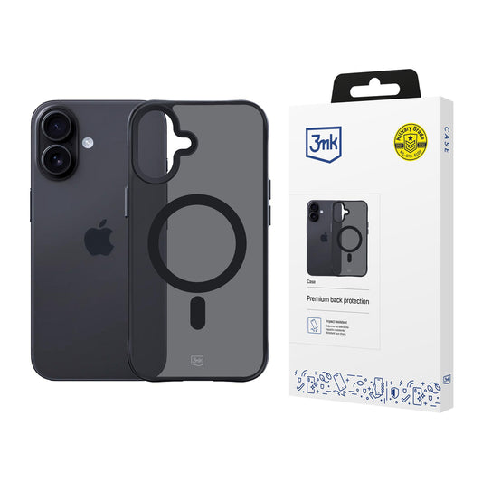 3mk Smoke MagCase for iPhone 17 - Black Semi-Transparent_0