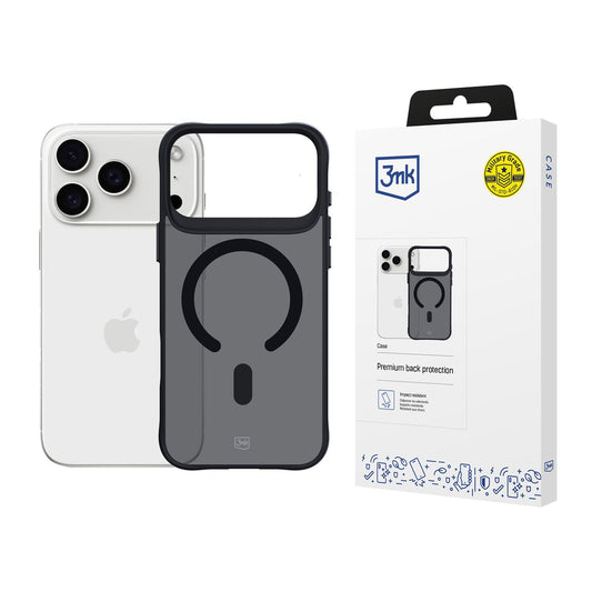 3mk Smoke MagCase for iPhone 17 Pro - Black Semi-Transparent_0