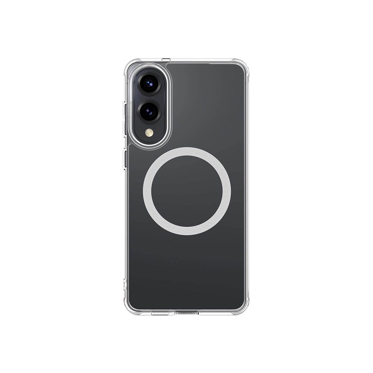 AmazingThing Minimal Mag Case with Magnetic Ring for Samsung Galaxy S25 Edge - Transparent_0